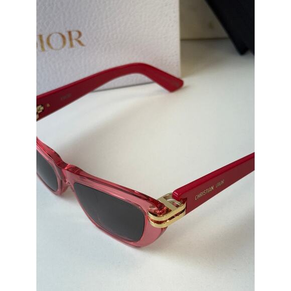 NEW Dior CDior B2U Cat Eye Sunglasses in Pink Red main image 7